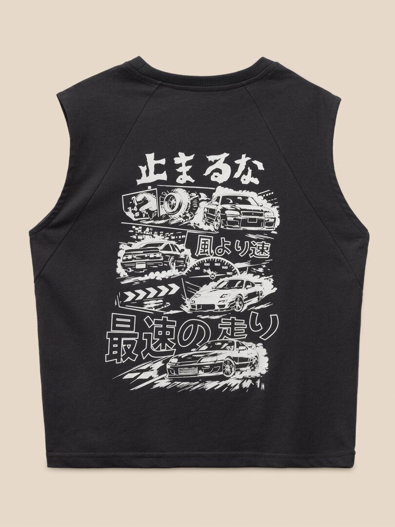 Майка з принтом для хлопчика LAWA P-BB02346 146 см Графітовий shop (2000999641909)  Фото №1