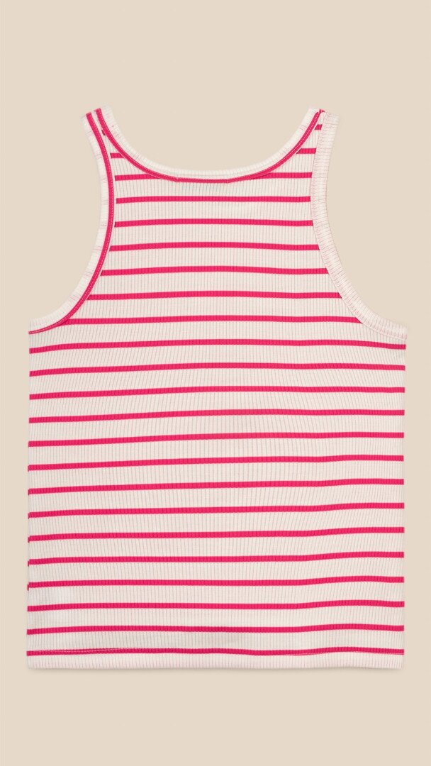 Майка з візерунком жіноча LAWA WBC02470 L Біло-рожевий shop (2000999215247)  Фото №1