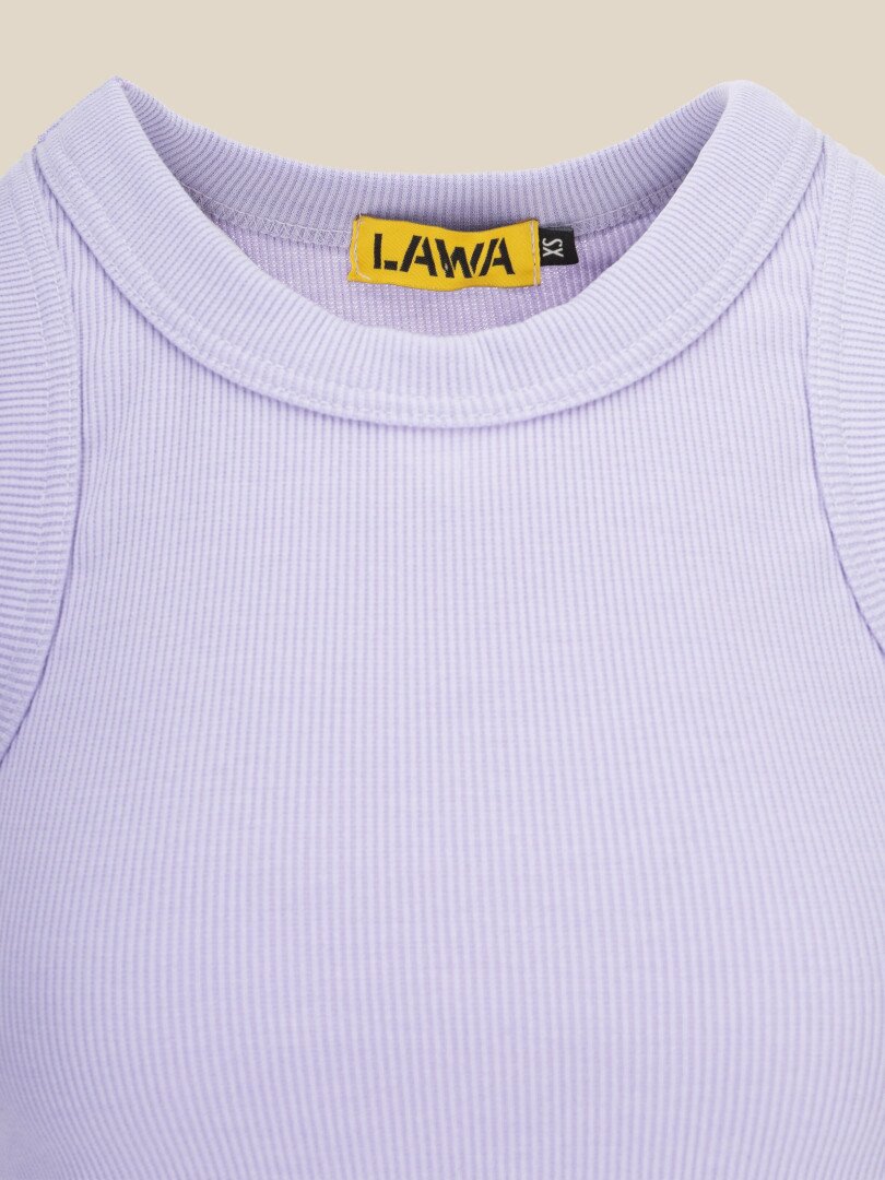 Майка однотонна жіноча LAWA WBC02305 XS Лавандовий shop (2000990596659)  Фото №5