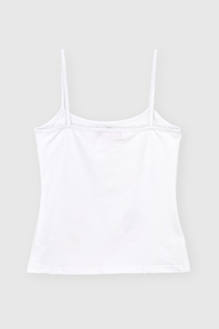 Майка однотонна жіноча LAWA CTM WBC02330 S Білий shop (2000990107794)  Фото №6