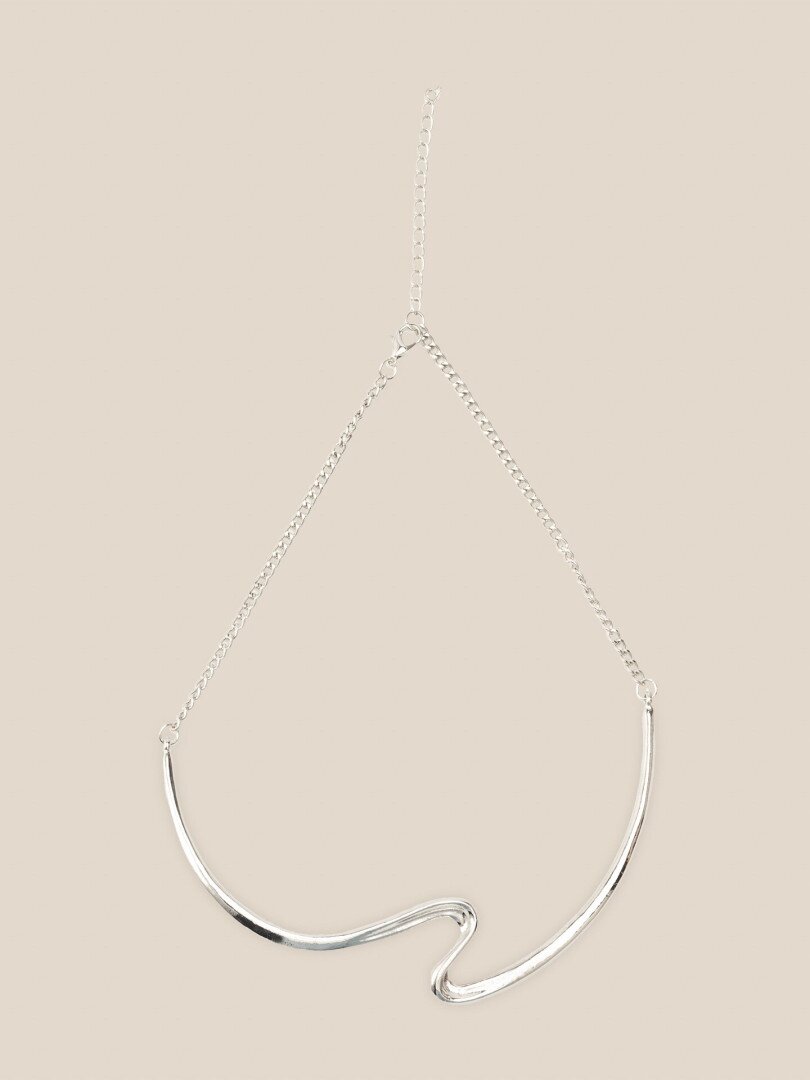 Намисто жіноче Sculptural metal LAWA WTJ02610 Срібний shop (2000999642555)
