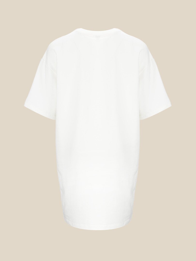 Сукня однотонна жіноча LAWA WBC02308 L Молочний shop (2000990596574)  Фото №7
