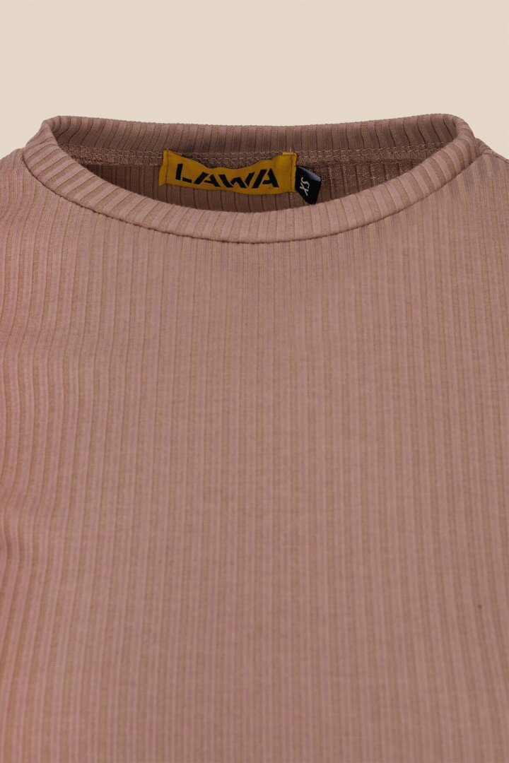 Сукня однотонна жіноча LAWA WBC02371 XS Мокко shop (2000990639103)  Фото №5