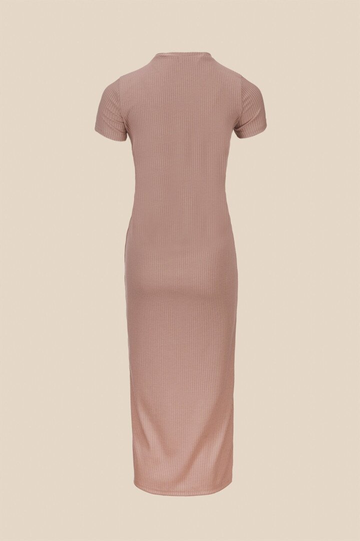 Сукня однотонна жіноча LAWA WBC02371 XS Мокко shop (2000990639103)  Фото №6