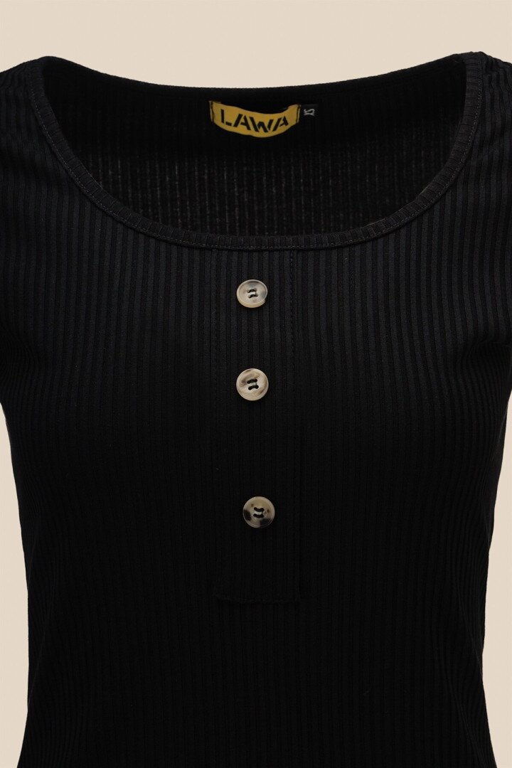 Сукня однотонна жіноча LAWA WBC02384 M Чорний shop (2000990668189)  Фото №5