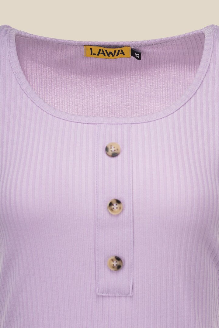 Сукня однотонна жіноча LAWA WBC02384 XS Лавандовий shop (2000990657763)  Фото №5