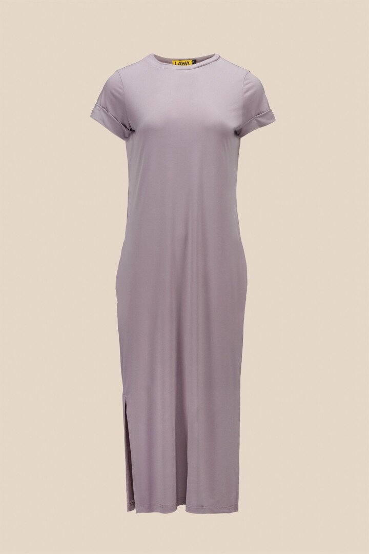 Сукня однотонна жіноча LAWA WBC02392 S Сірий shop (2000990665775)  Фото №4