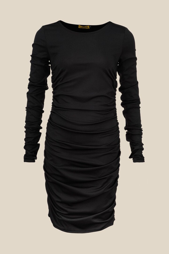 Сукня однотонна жіноча LAWA WTC02427 M Чорний shop (2000990927439)  Фото №4