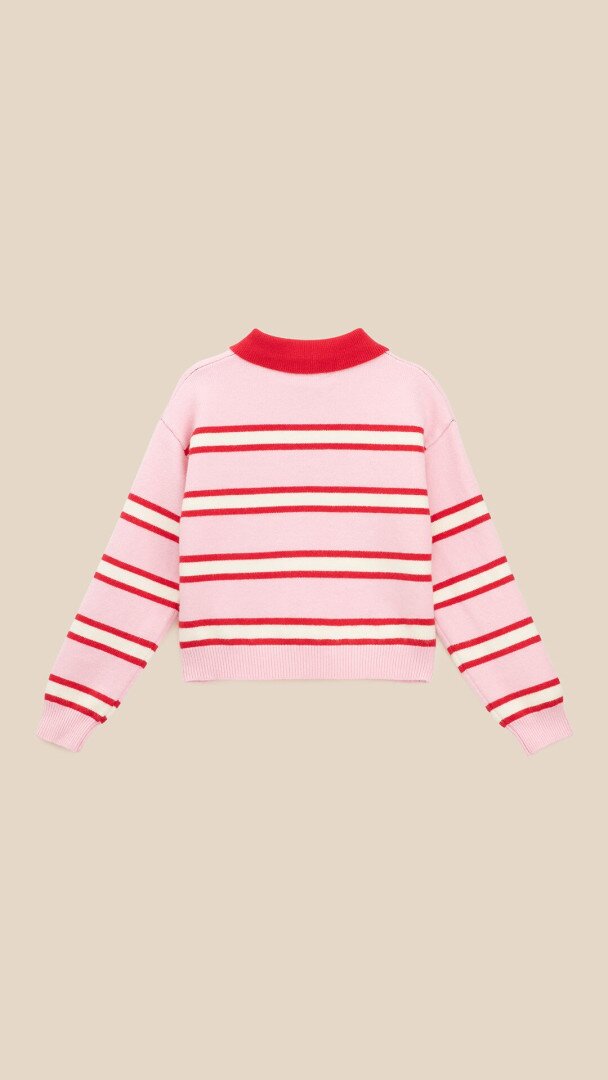 Поло з візерунком для дівчинки LAWA GBC02358 128 см Рожевий shop (2000999563881)  Фото №2
