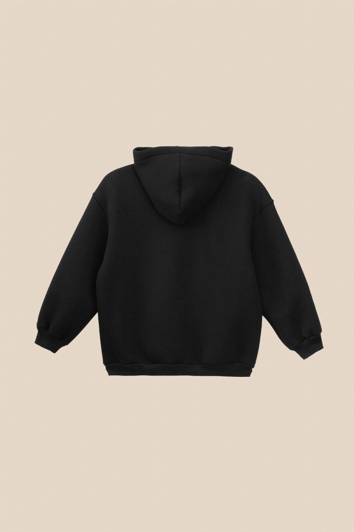 Худі однотонний для хлопчика LAWA BBC02310 122 см Чорний shop (2000990856159)  Фото №6