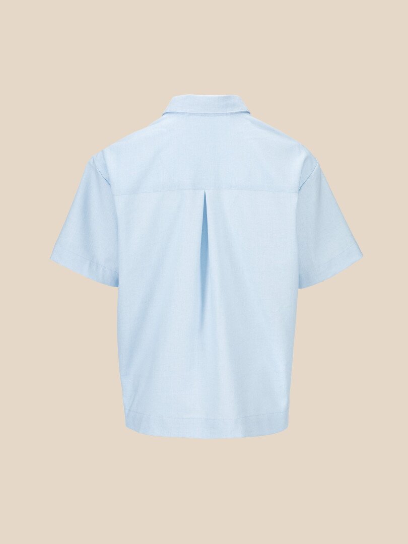 Сорочка однотонна жіноча LAWA K-WTC02392 XL Блакитний shop (2000990641861)  Фото №7