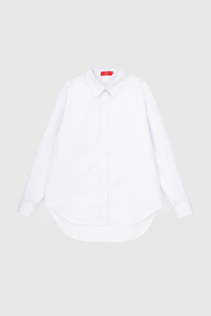 Сорочка однотонна жіноча LAWA CTM WTC02313 L Білий з фіолетовим shop (2000989924432)  Фото №4