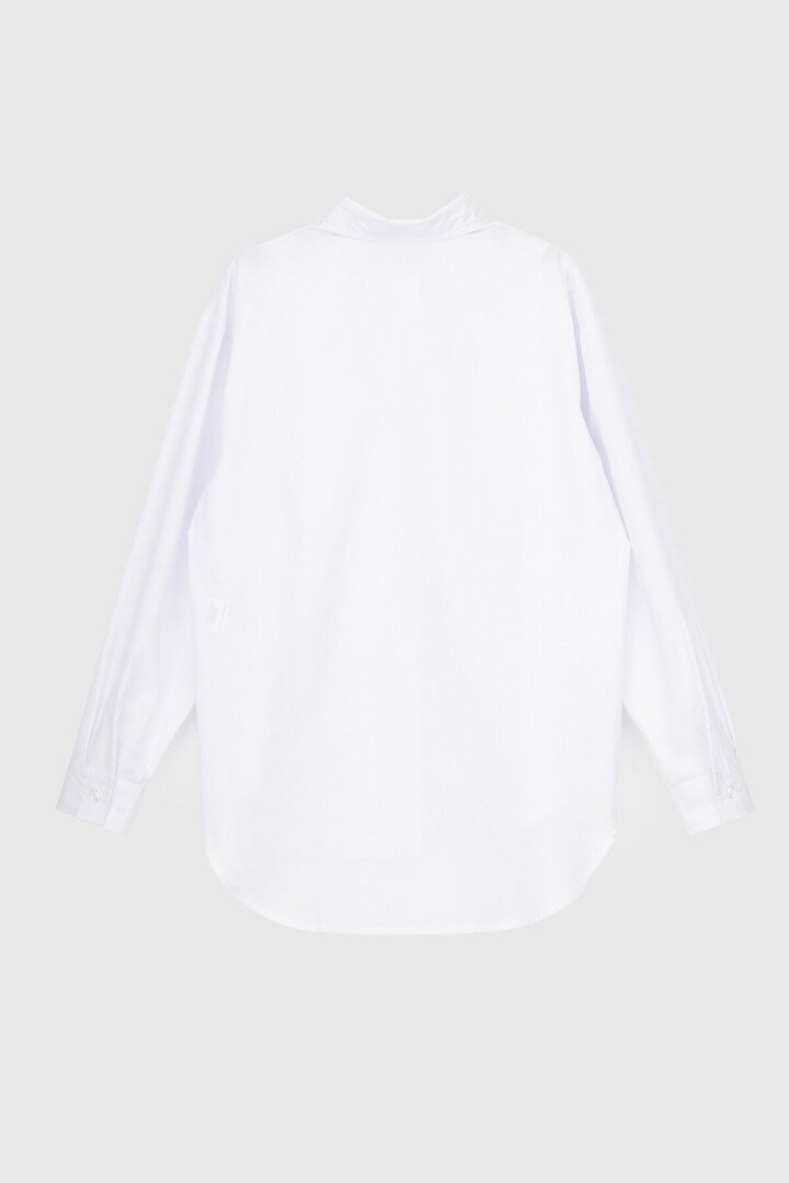 Сорочка однотонна жіноча LAWA CTM WTC02313 L Білий з фіолетовим shop (2000989924432)  Фото №5