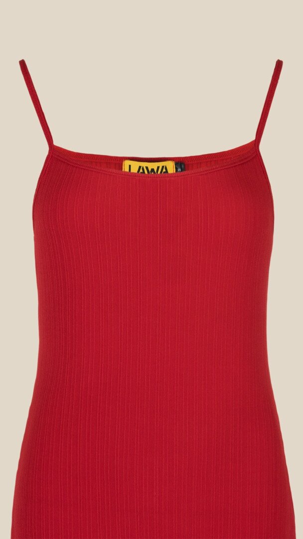 Сарафан однотонний жіночий LAWA WBC02471 XL Червоний shop (2000999218330)  Фото №0
