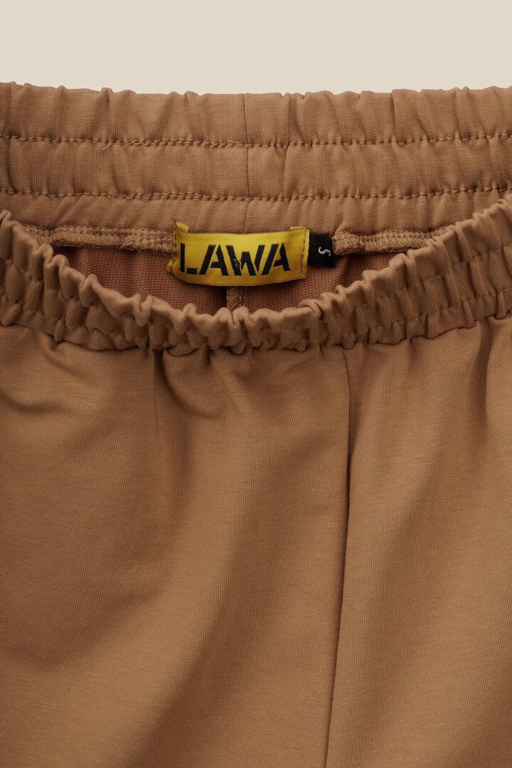 Шорти однотонні жіночі LAWA WBC02406 M Коричневий shop (2000990675385)  Фото №7