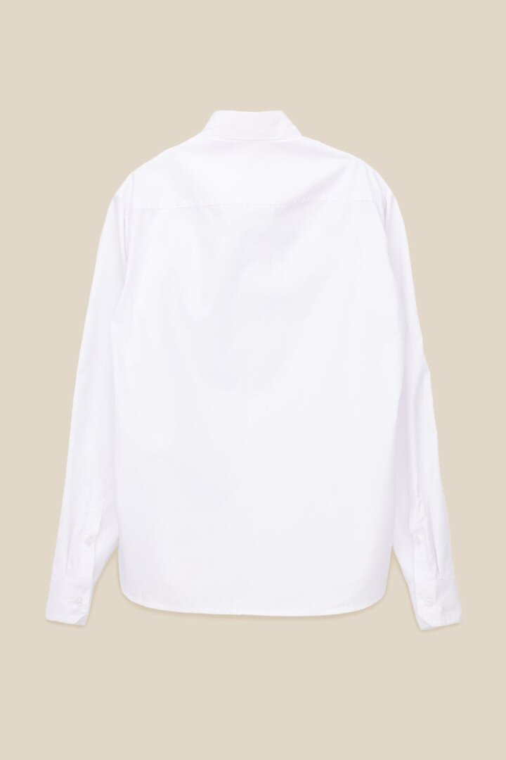 Сорочка класична однотонна чоловіча LAWA MBC02310 2XL Білий (NY) shop (2000990202109)  Фото №8