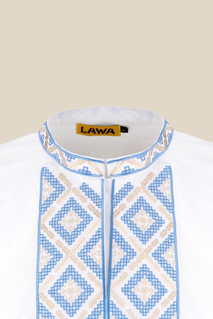 Сорочка вишиванка чоловіча LAWA E-MB02302 2XL Білий shop (2000999169694)  Фото №0