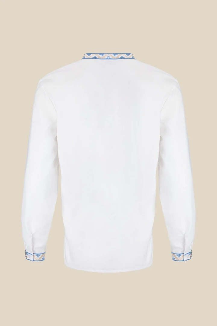 Сорочка вишиванка чоловіча LAWA E-MB02302 3XL Білий shop (2000999169700)  Фото №3