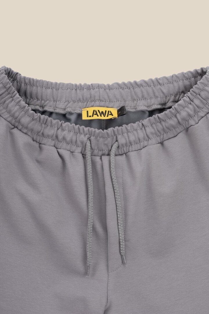 Шорти трикотажні однотонні чоловічі LAWA MBC02378 L Графітовий shop (2000999176517)  Фото №1