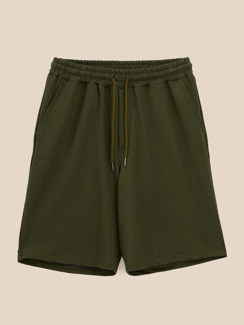 Шорти трикотажні однотонні чоловічі LAWA MBC02378 S Хакі shop (2000999618352)