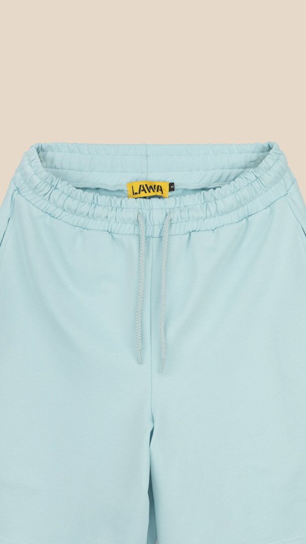 Шорти трикотажні однотонні жіночі LAWA WBC02406 M Блакитний shop (2000999201356)  Фото №1