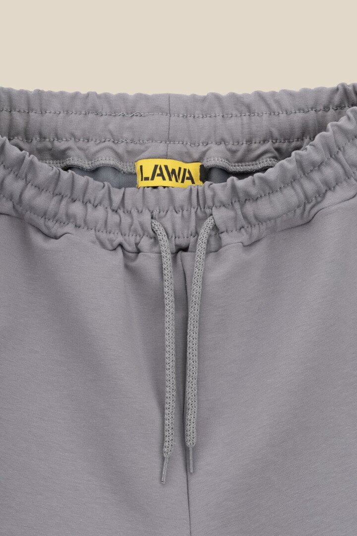 Шорти трикотажні однотонні жіночі LAWA WBC02406 XS Графітовий shop (2000999176555)  Фото №1