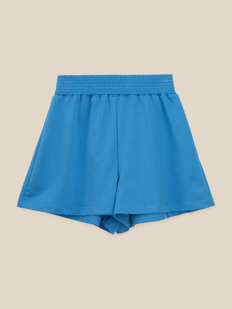 Шорти трикотажні однотонні жіночі LAWA WBC02410 M Синій shop (2000999613791)