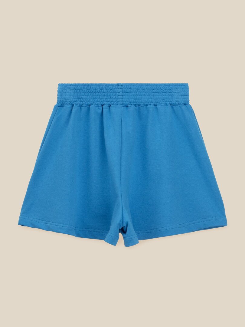 Шорти трикотажні однотонні жіночі LAWA WBC02410 M Синій shop (2000999613791)  Фото №1