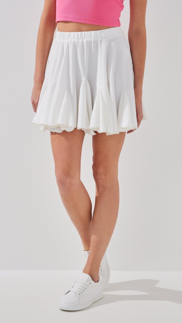 Спідниця однотонна жіноча LAWA WTC02439 XS Молочний shop (2000999216596)  Фото №0