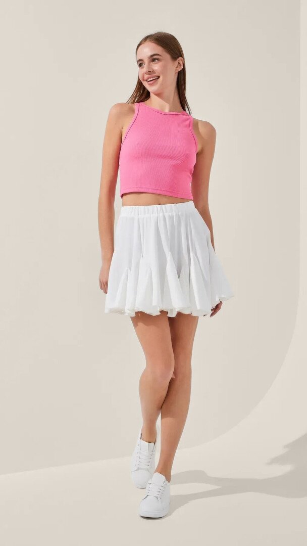 Спідниця однотонна жіноча LAWA WTC02439 L Молочний shop (2000999216626)  Фото №0