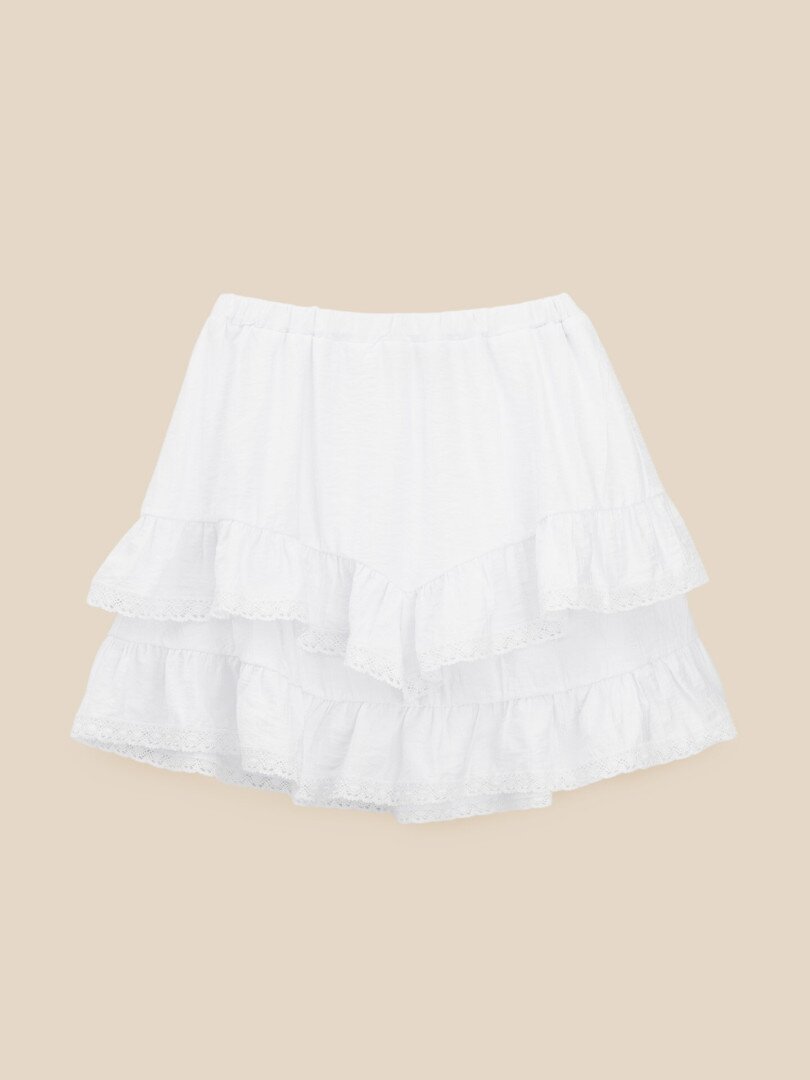 Спідниця однотонна жіноча LAWA WTC02494 L Білий shop (2000999612107)