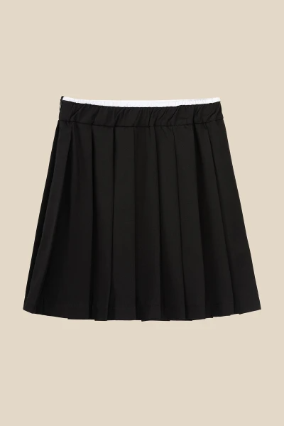 Спідниця однотонна для дівчинки LAWA GTC02305 164 см Чорний shop (2000999666605)  Фото №2