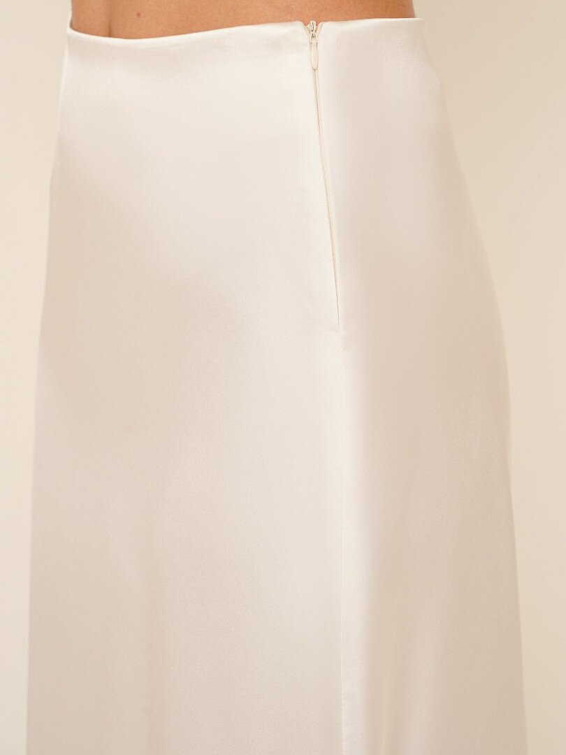 Спідниця однотонна жіноча LAWA WTC02359 M Молочний shop (2000990586421)  Фото №3