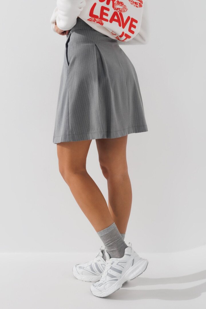 Спідниця з візерунком жіноча LAWA WTC02413 S Сірий shop (2000990784704)  Фото №2