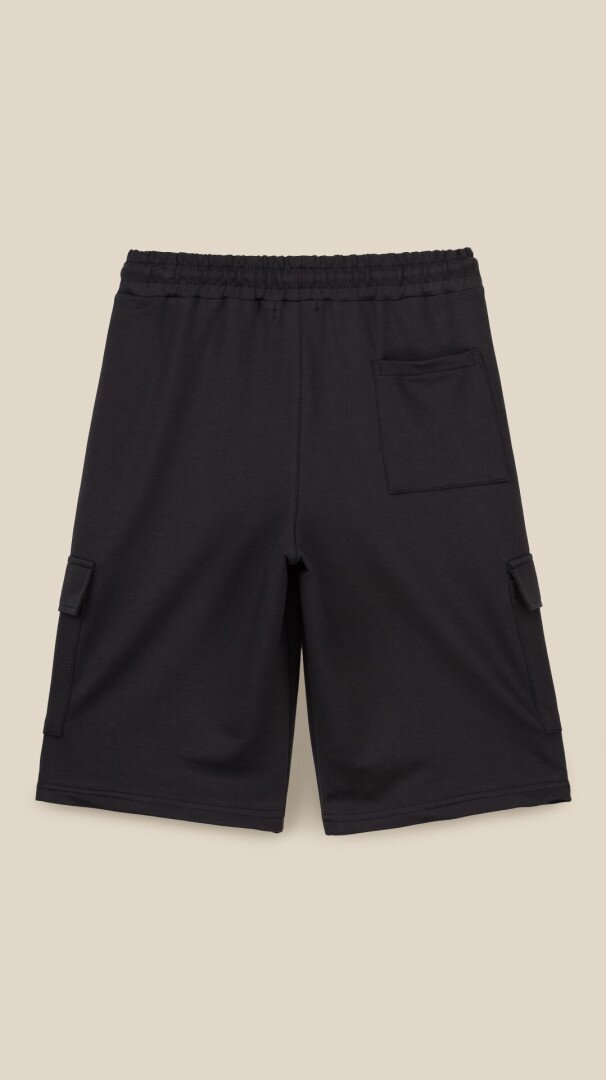 Спортивні шорти однотонні для хлопчика LAWA BBC02329 152 см Графітовий shop (2000999213564)  Фото №4