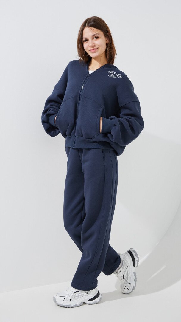 Спортивні штани банани однотонні жіночі LAWA WTC02459 XS Графіт shop (2000999388422)  Фото №1