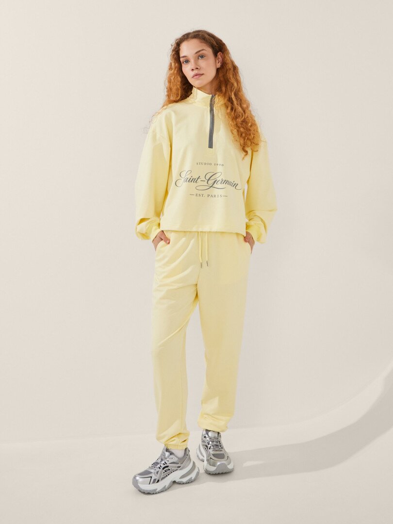 Спортивні штани джогери жіночі LAWA WBC02463 2XL Лимонний shop (2000999463303)  Фото №0