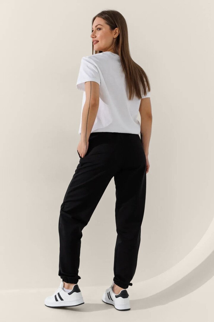 Спортивні штани джогери жіночі LAWA WBC02463 XS Чорний shop (2000990984616)  Фото №2