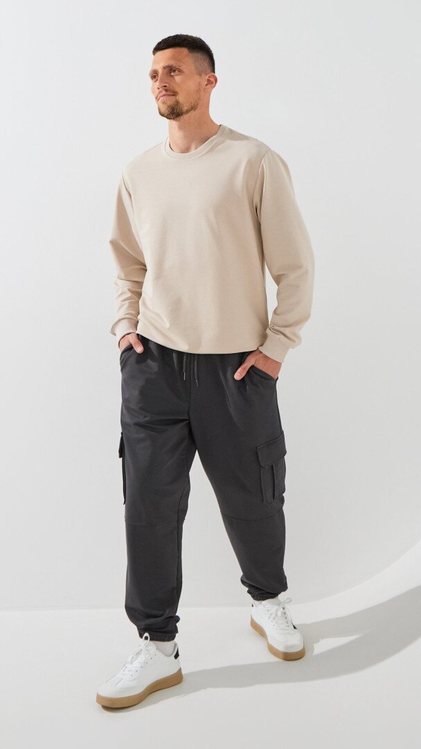 Спортивні штани карго чоловічі LAWA MBC02383 S Графітовий shop (2000999527821)  Фото №0