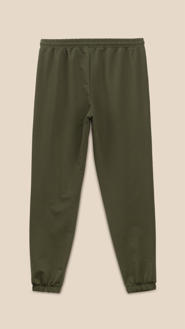 Спортивні штани однотонні чоловічі LAWA MBC02320 M Оливковий shop (2000999531354)  Фото №3
