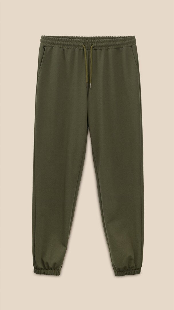 Спортивні штани однотонні чоловічі LAWA MBC02320 M Оливковий shop (2000999531354)
