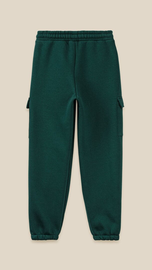 Спортивні штани однотонні для хлопчика LAWA BBC02338 146 см Смарагдовий shop (2888000026521)  Фото №3