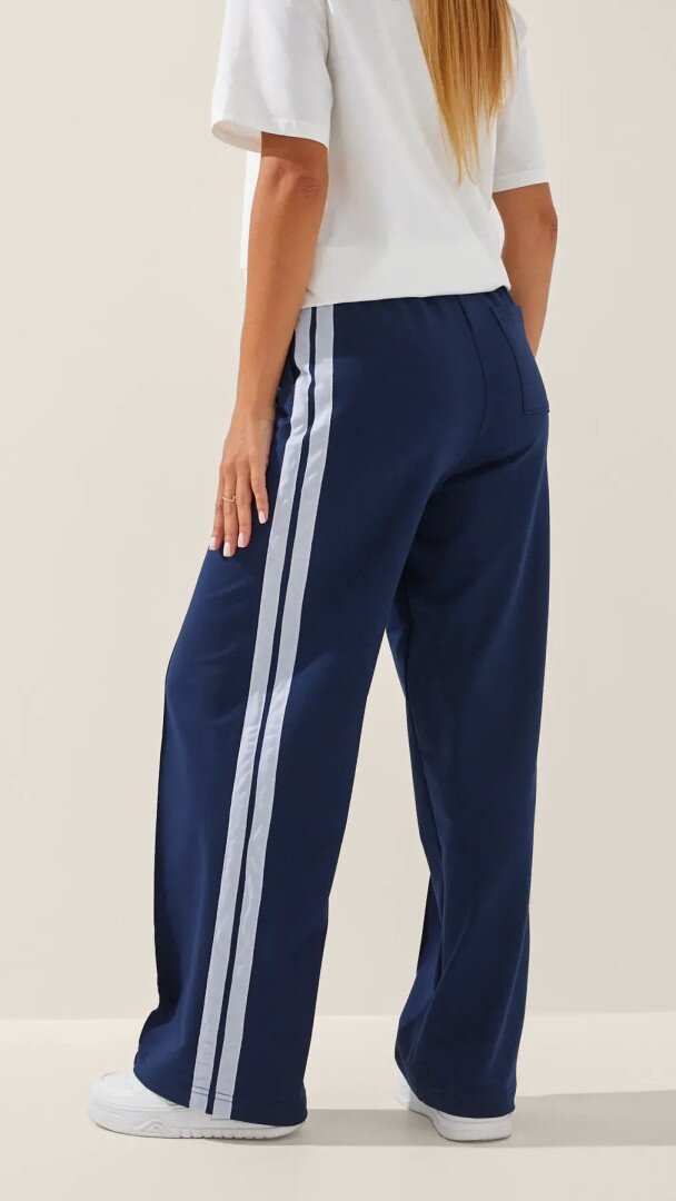Спортивні штани палаццо жіночі LAWA WTC02424 XS Темно-синій shop (2000999282539)  Фото №2