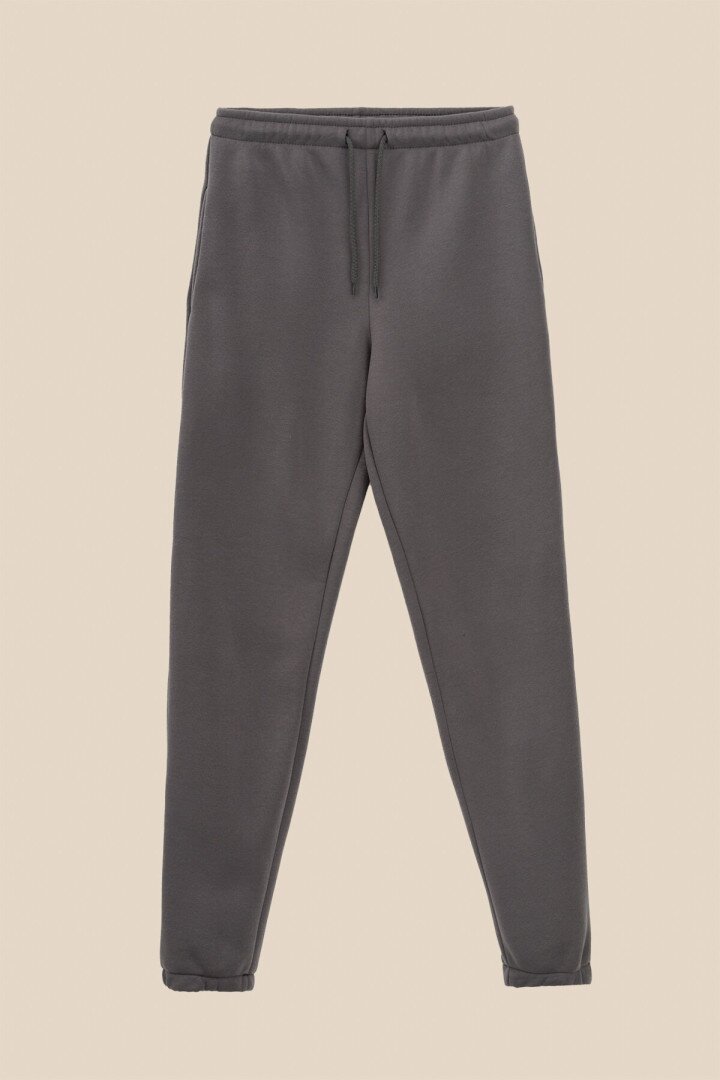 Спортивні штани джогери однотонні жіночі LAWA WBC02438 S Графітовий shop (2000990850232)  Фото №5
