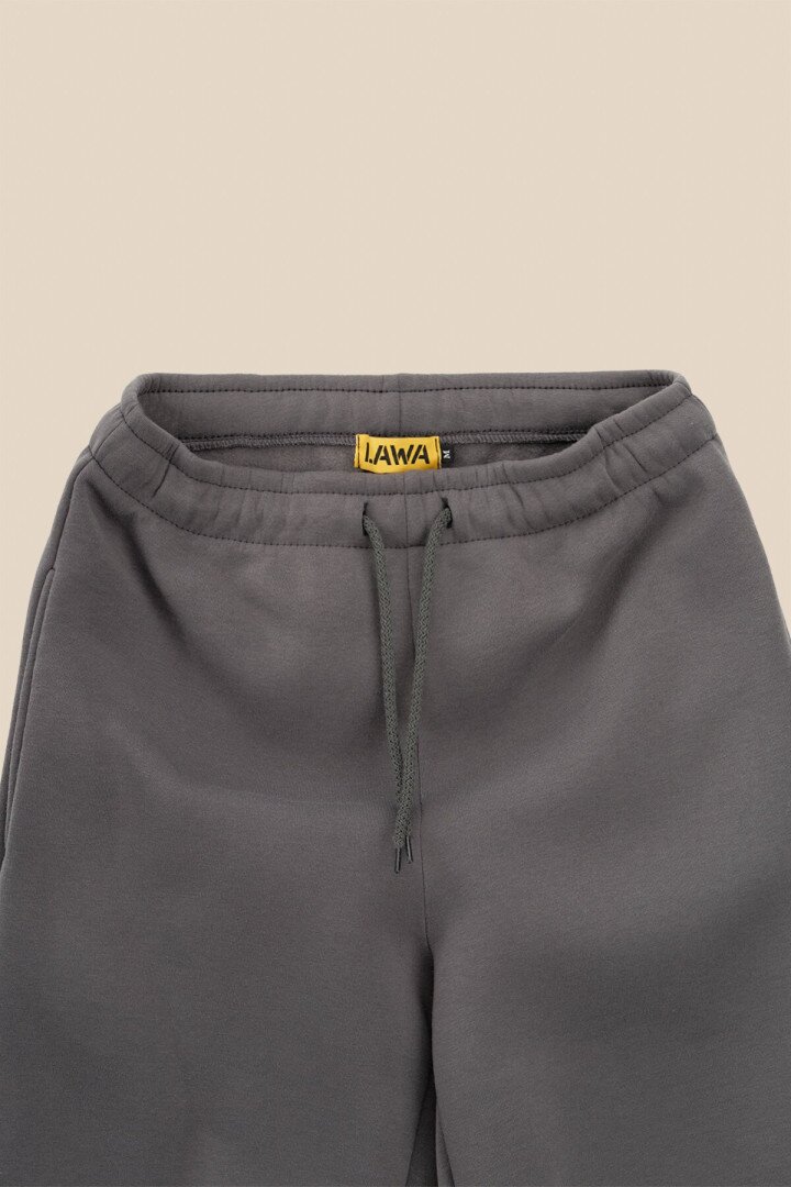 Спортивні штани джогери однотонні жіночі LAWA WBC02438 S Графітовий shop (2000990850232)  Фото №8
