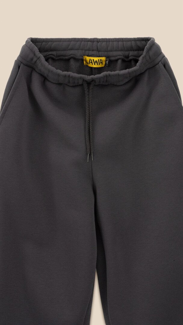 Спортивні штани джогери однотонні жіночі LAWA WBC02438 XS Графітовий shop (2000990850225)  Фото №2