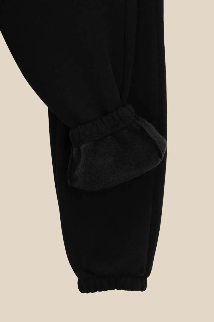 Спортивні штани однотонні для хлопчика LAWA BBC02311 122 см Чорний  Фото №4