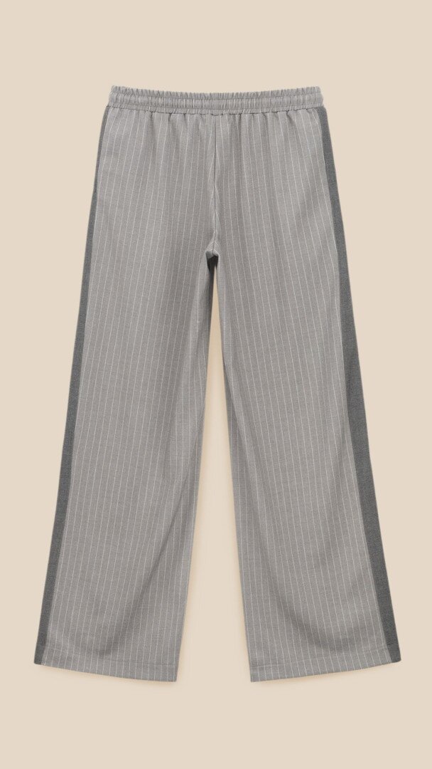 Штани прямі з візерунком жіночі LAWA WTC02467 S Сірий shop (2000999551116)  Фото №3