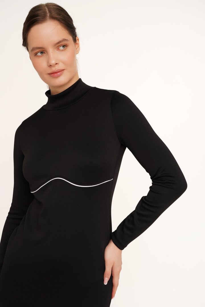 Сукня однотонна жіноча LAWA WTC02358 S Чорний shop (2000990437952)  Фото №2
