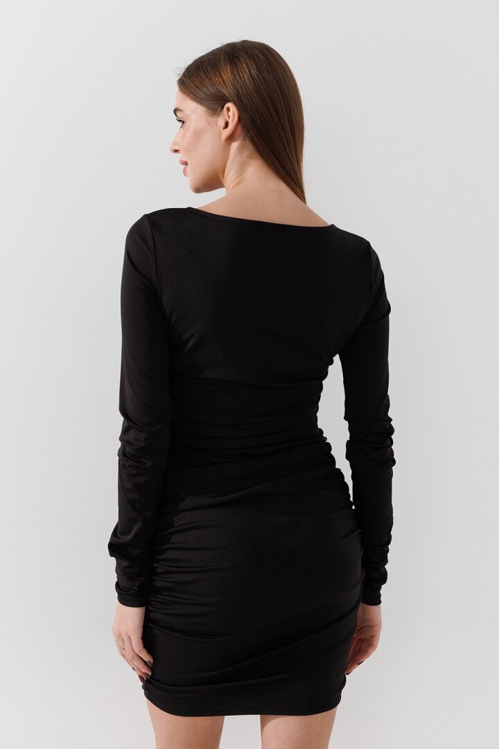 Сукня однотонна жіноча LAWA WTC02427 M Чорний shop (2000990927439)  Фото №3